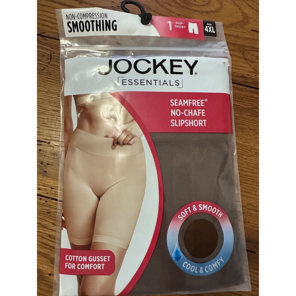 jockey‎ seam free non- chafe slipshort 4xl NEW